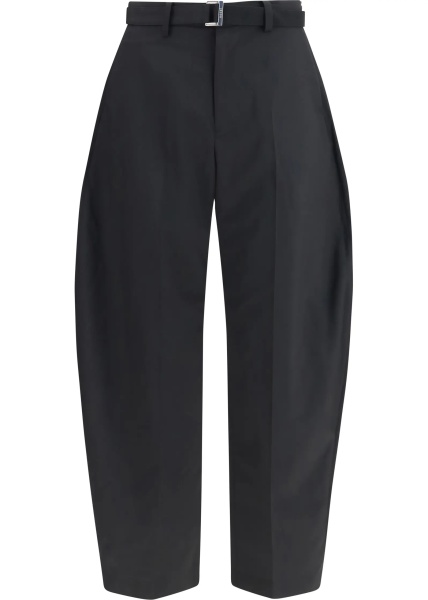 Pantaloni Wool tailored Pants with belt