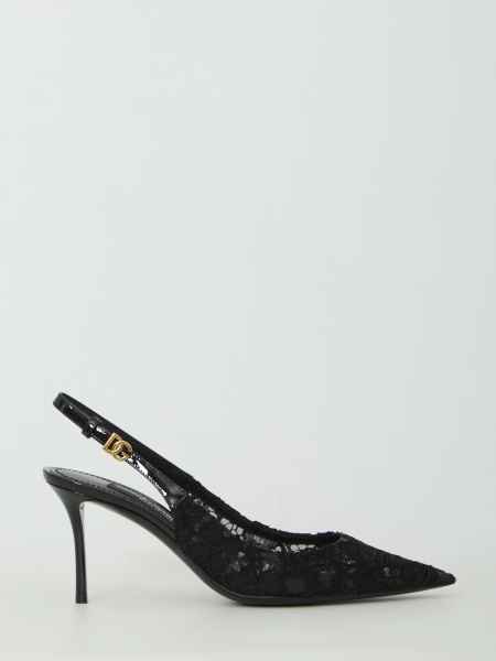 Pantofi Taormina Lace Slingback Pumps