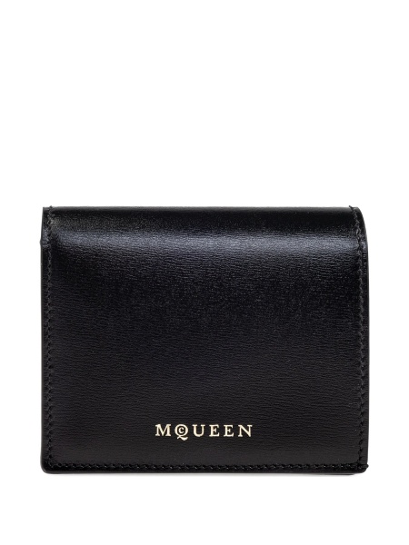 Portofel Alexander McQueen negru din piele
