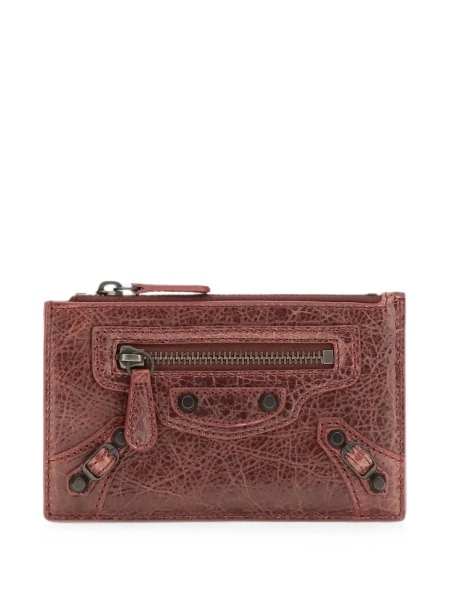 Portofel Balenciaga rosu din piele