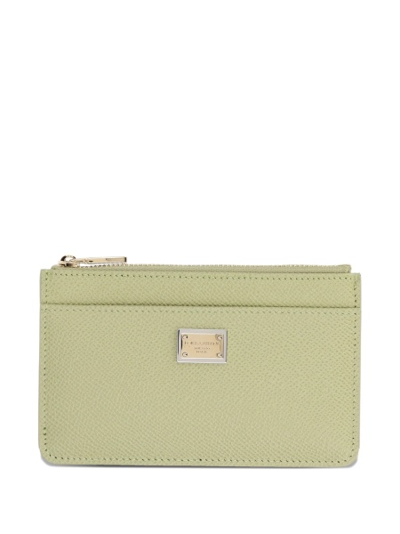 Portofel Dolce & Gabbana verde din piele