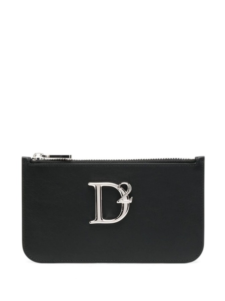 Portofel DSQUARED2 negru din piele