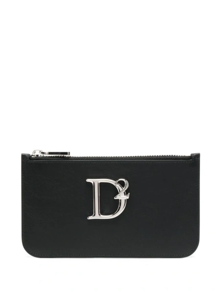 Portofel DSQUARED2 negru din piele