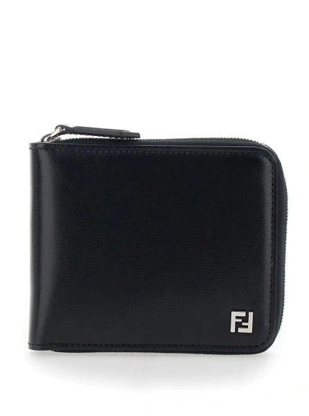 Portofel Fendi negru din piele