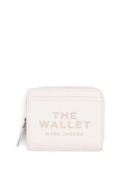 Portofel Marc Jacobs alb din piele