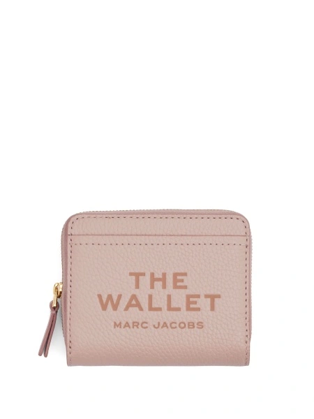 Portofel Marc Jacobs roz din piele