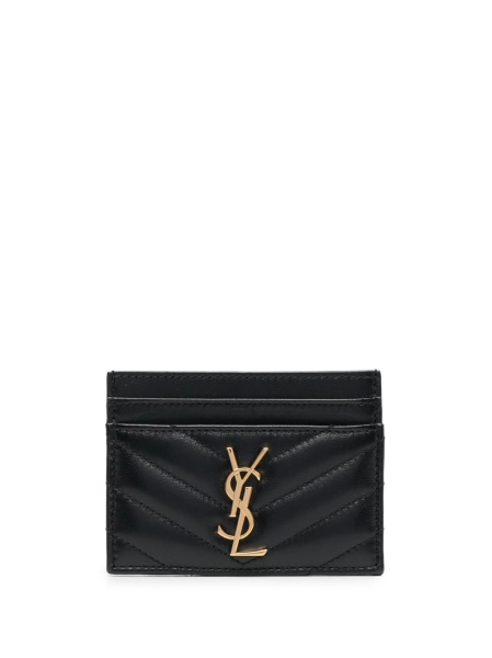 Portofel Saint Laurent negru din piele