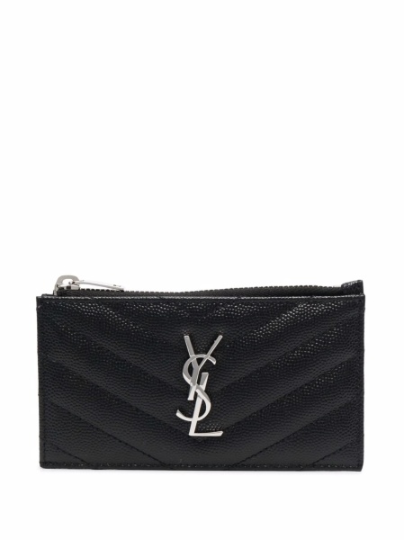 Portofel Saint Laurent negru din piele