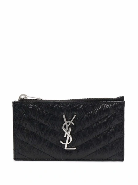 Portofel Saint Laurent negru din piele