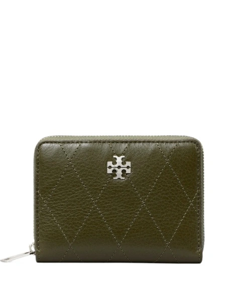 Portofel Tory Burch verde din piele