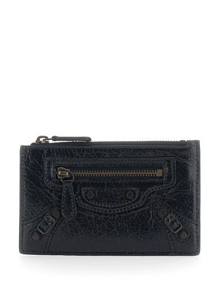 Portofele 'LE CITY Long' Black Cardholder with tone-on-tone logo on the back in leather for women