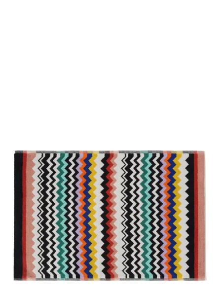 Prosoape multicolor Bath mat with zigzag motif in cotton home