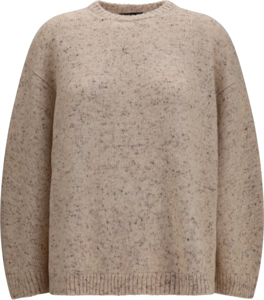 Pulover Bouclé yarn Sweater with lurex