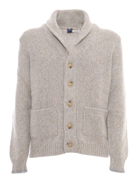 Pulover BUTTON CARDIGAN L/S KNITTED SWEATER MAN