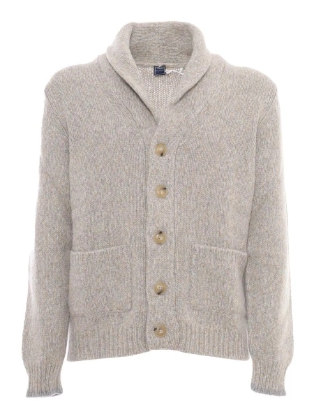 Pulover BUTTON CARDIGAN L/S KNITTED SWEATER MAN