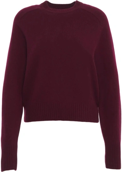 Pulover Colorush rosu din casmir 'Ollie'