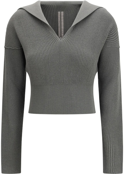 Pulover Euca Virgin Wool Sweater with V neck