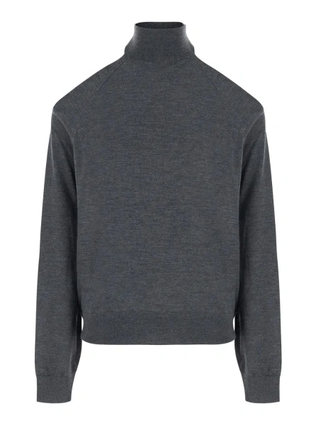 Pulover Fendi gri din casmir