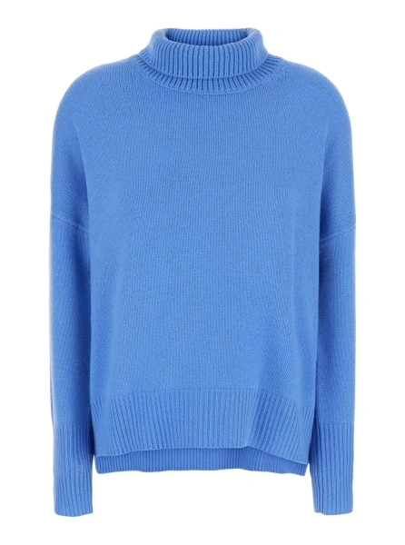 Pulover Lisa Yang albastru din casmir 'Heidi'