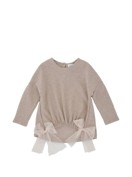 Pulover Magil neutru din polyester si vascoza