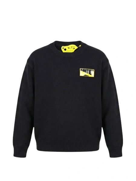 Pulover Off-White negru