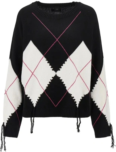 Pulover Pinko negru din lana si casmir