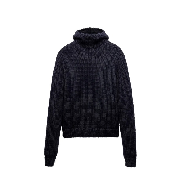 Pulover Prada Wool Hooded Sweater
