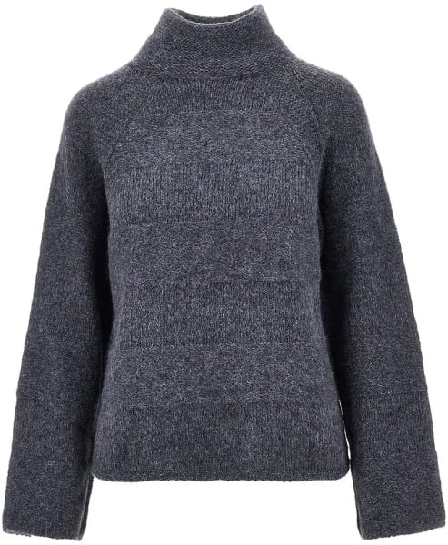 Pulover Ribbed knitted sweater