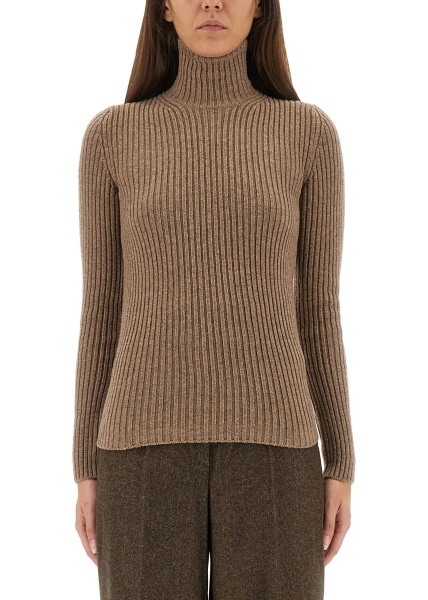 Pulover Ribbed Turtleneck Sweater
