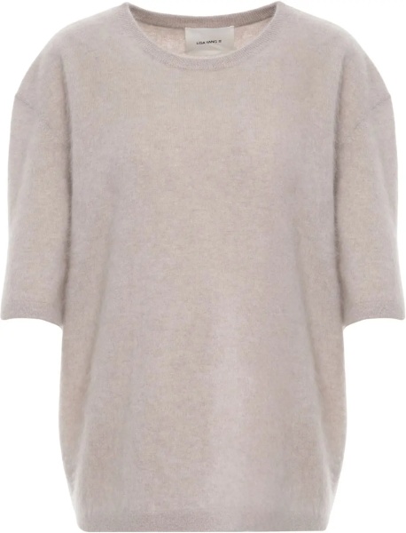 Pulover Short-sleeved cashmere sweater 'Maren'