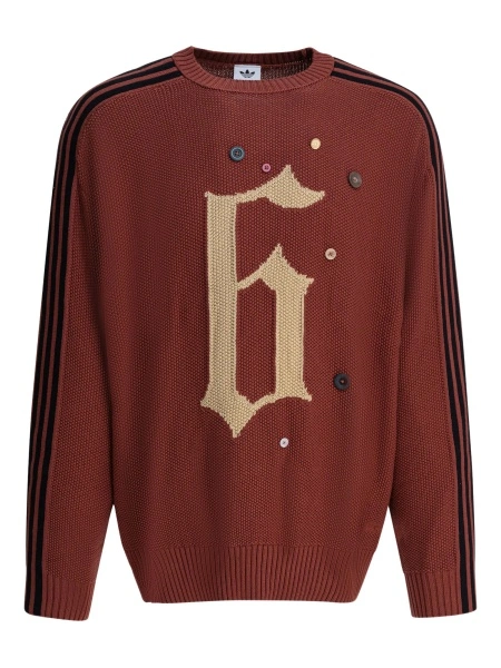 Pulover tricotat adidas Originals maro