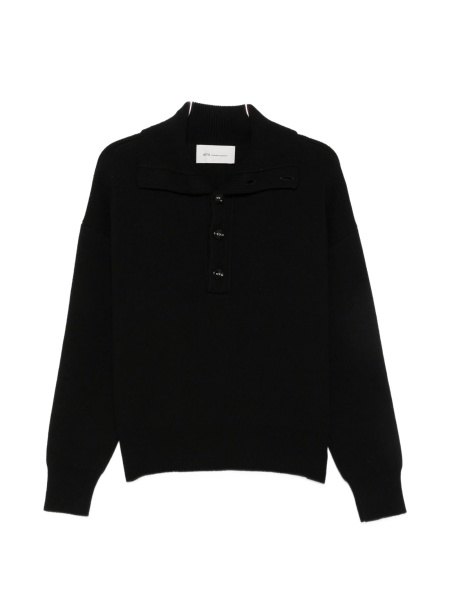 Pulover tricotat AMI Paris negru