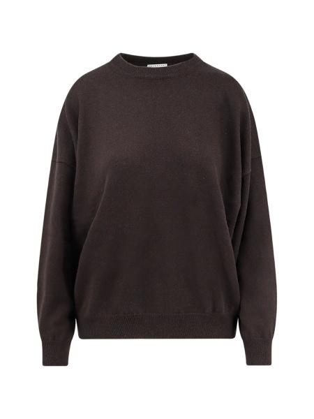 Pulover tricotat Brunello Cucinelli maro