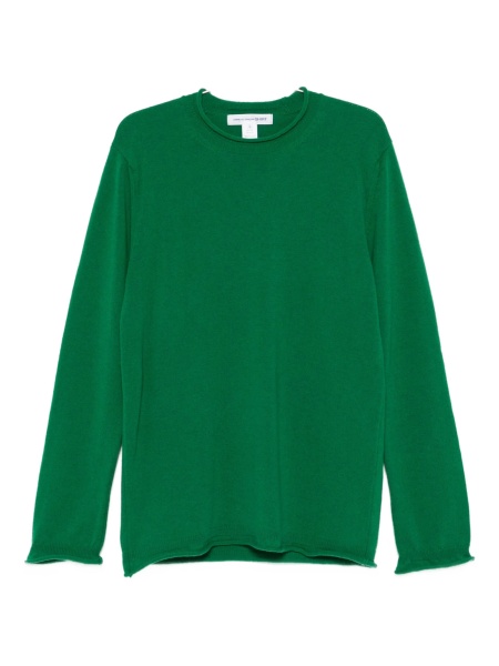 Pulover tricotat Comme des Garçons verde