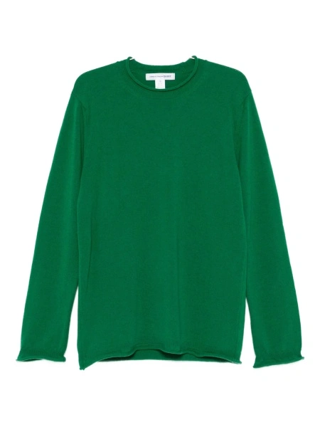 Pulover tricotat Comme des Garçons verde