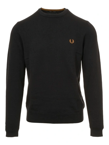 Pulover tricotat Fred Perry negru