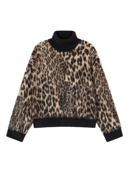 Pulover tricotat Ganni neutru