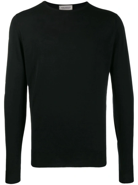 Pulover tricotat John Smedley negru