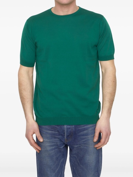 Pulover tricotat John Smedley verde