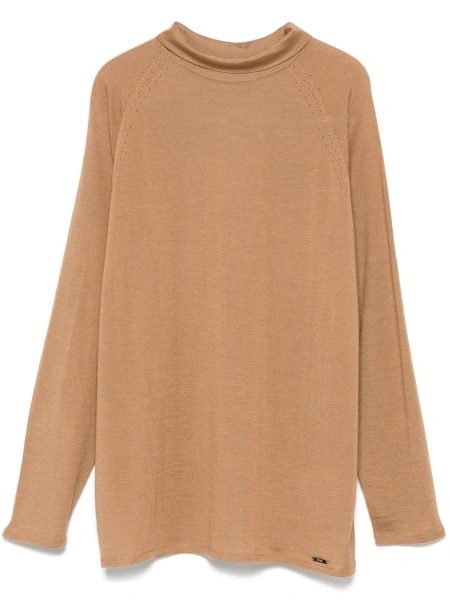 Pulover tricotat KITON maro