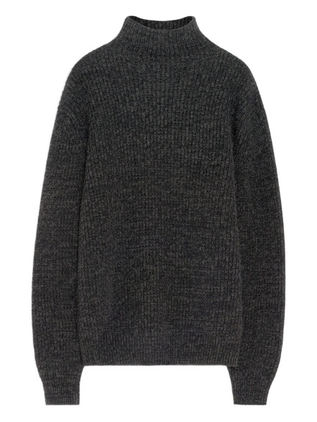 Pulover tricotat LEMAIRE negru