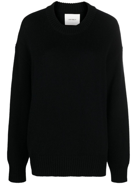 Pulover tricotat Lisa Yang negru