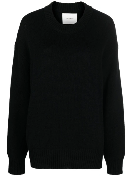 Pulover tricotat Lisa Yang negru