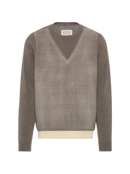 Pulover tricotat Maison Margiela maro