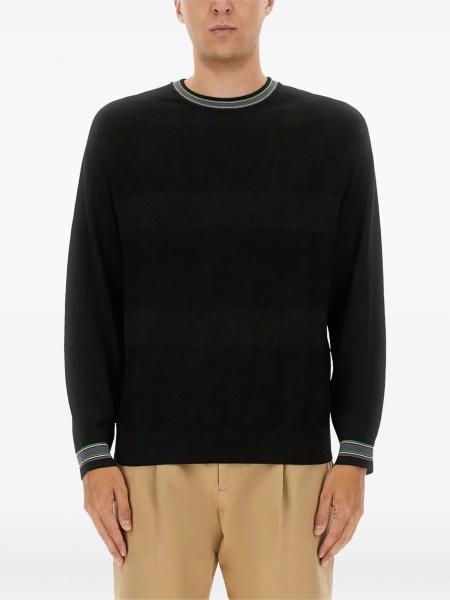 Pulover tricotat Paul Smith negru