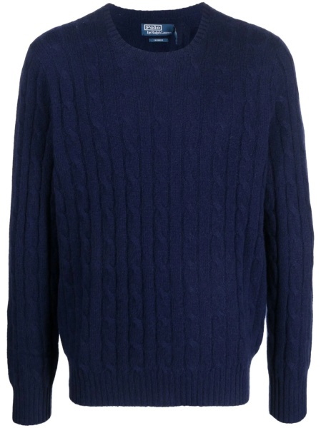 Pulover tricotat Ralph Lauren albastru