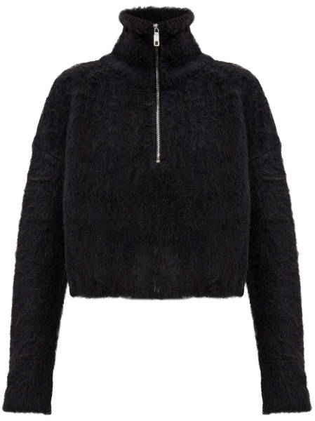 Pulover tricotat SPORTMAX negru