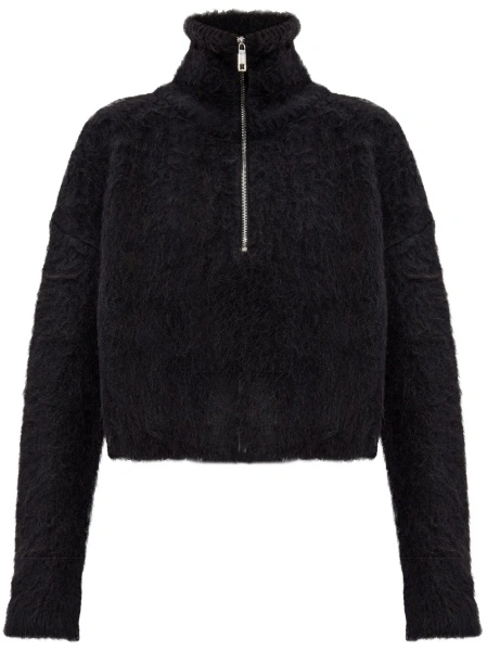 Pulover tricotat SPORTMAX negru