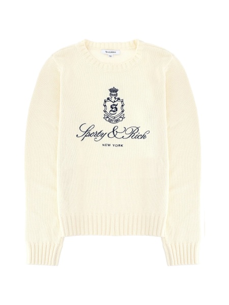 Pulover tricotat SPORTY & RICH neutru