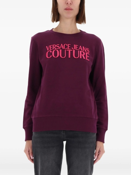 Pulover tricotat Versace Jeans Couture rosu